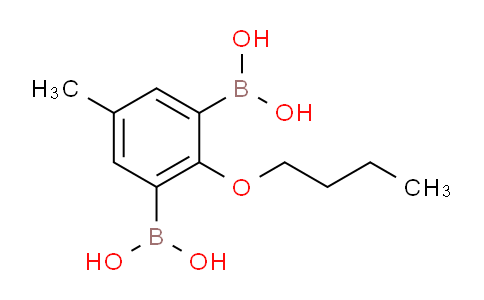 CAS No. 1256354-95-6, (2-Butoxy-5-methyl-1,3-phenylene)diboronic acid