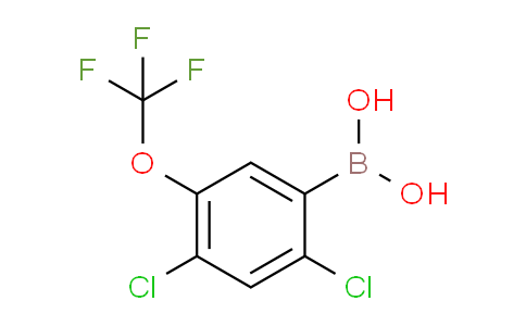 CAS No. 1256354-96-7, (2,4-Dichloro-5-(trifluoromethoxy)phenyl)boronic acid
