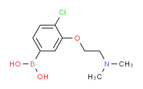 CAS No. 1256355-02-8, (4-Chloro-3-(2-(dimethylamino)ethoxy)phenyl)boronic acid