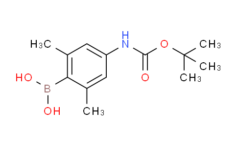 CAS No. 1256355-11-9, (4-((tert-Butoxycarbonyl)amino)-2,6-dimethylphenyl)boronic acid