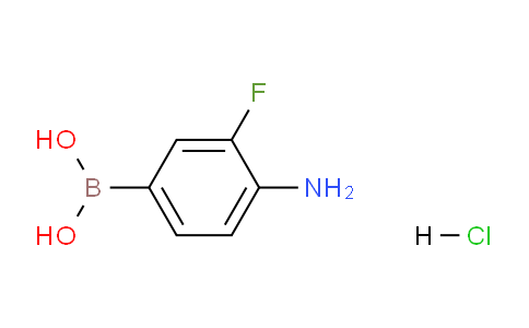 CAS No. 1256355-32-4, (4-Amino-3-fluorophenyl)boronic acid hydrochloride