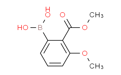 CAS No. 1256355-41-5, (3-Methoxy-2-(methoxycarbonyl)phenyl)boronic acid