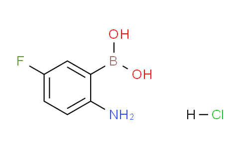 CAS No. 1256355-45-9, (2-Amino-5-fluorophenyl)boronic acid hydrochloride