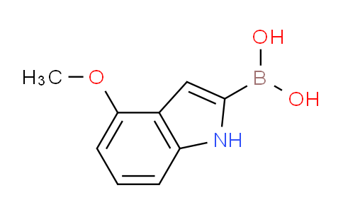CAS No. 1256355-60-8, (4-Methoxy-1H-indol-2-yl)boronic acid