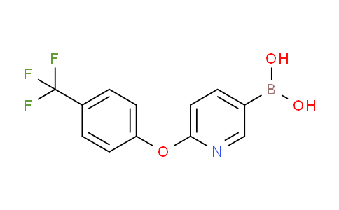 CAS No. 1256358-58-3, (6-(4-(Trifluoromethyl)phenoxy)pyridin-3-yl)boronic acid