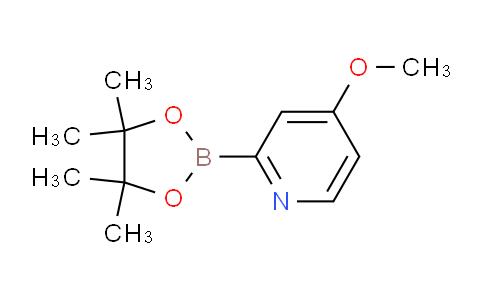 CAS No. 1256358-88-9, 4-Methoxy-2-(4,4,5,5-tetramethyl-1,3,2-dioxaborolan-2-yl)pyridine