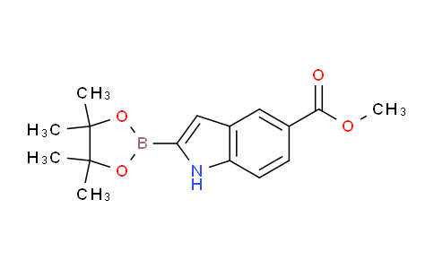 CAS No. 1256358-96-9, Methyl 2-(4,4,5,5-tetramethyl-1,3,2-dioxaborolan-2-yl)-1H-indole-5-carboxylate