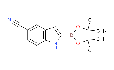 CAS No. 1256359-11-1, 2-(4,4,5,5-Tetramethyl-1,3,2-dioxaborolan-2-yl)-1H-indole-5-carbonitrile