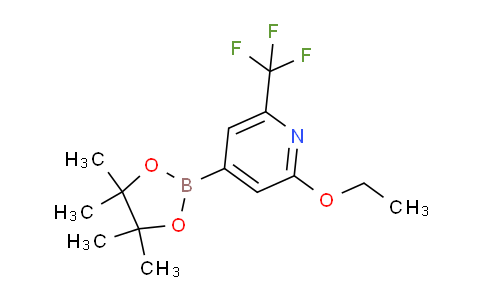 CAS No. 1256359-30-4, 2-Ethoxy-4-(4,4,5,5-tetramethyl-1,3,2-dioxaborolan-2-yl)-6-(trifluoromethyl)pyridine