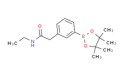 CAS No. 1256359-87-1, N-Ethyl-2-(3-(4,4,5,5-tetramethyl-1,3,2-dioxaborolan-2-yl)phenyl)acetamide