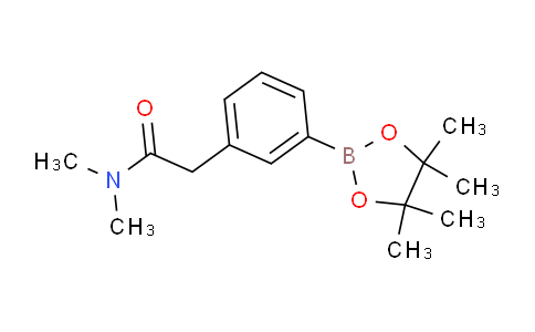 CAS No. 1256359-89-3, N,N-Dimethyl-2-(3-(4,4,5,5-tetramethyl-1,3,2-dioxaborolan-2-yl)phenyl)acetamide