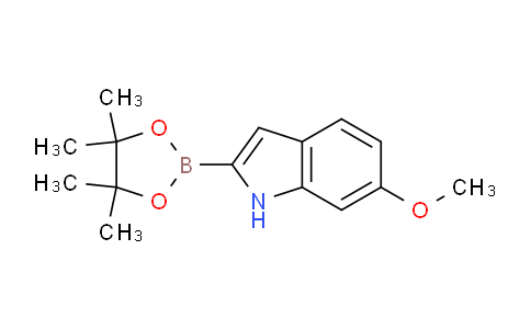 CAS No. 1256359-95-1, 6-Methoxy-2-(4,4,5,5-tetramethyl-1,3,2-dioxaborolan-2-yl)-1H-indole