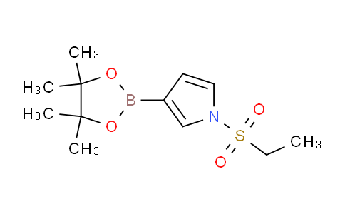 CAS No. 1256360-10-7, 1-(Ethylsulfonyl)-3-(4,4,5,5-tetramethyl-1,3,2-dioxaborolan-2-yl)-1H-pyrrole