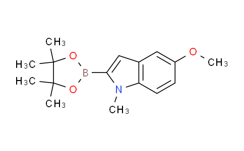 CAS No. 1256360-41-4, 5-Methoxy-1-methyl-2-(4,4,5,5-tetramethyl-1,3,2-dioxaborolan-2-yl)-1H-indole