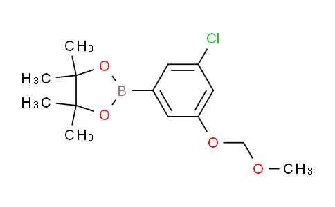 CAS No. 1256360-44-7, 2-(3-Chloro-5-(methoxymethoxy)phenyl)-4,4,5,5-tetramethyl-1,3,2-dioxaborolane