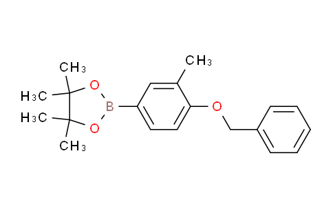CAS No. 1257078-80-0, 2-(4-(Benzyloxy)-3-methylphenyl)-4,4,5,5-tetramethyl-1,3,2-dioxaborolane