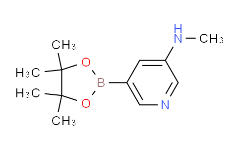 CAS No. 1257431-48-3, N-Methyl-5-(4,4,5,5-tetramethyl-1,3,2-dioxaborolan-2-yl)pyridin-3-amine