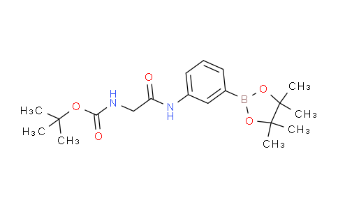 CAS No. 1257651-17-4, {[3-(4,4,5,5-Tetramethyl-[1,3,2]dioxaborolan-2-yl)-phenylcarbamoyl]-methyl}-carbamic acid tert-butyl ester
