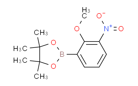 CAS No. 1257792-67-8, 2-(2-Methoxy-3-nitrophenyl)-4,4,5,5-tetramethyl-1,3,2-dioxaborolane