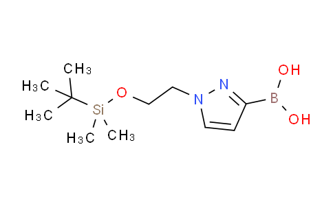 CAS No. 1257997-25-3, (1-(2-((tert-Butyldimethylsilyl)oxy)ethyl)-1H-pyrazol-3-yl)boronic acid