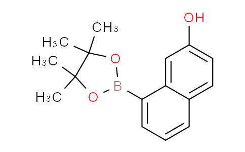 CAS No. 1260151-69-6, 8-(4,4,5,5-Tetramethyl-1,3,2-dioxaborolan-2-yl)naphthalen-2-ol