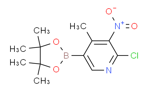 CAS No. 1260156-97-5, 2-Chloro-4-methyl-3-nitro-5-(4,4,5,5-tetramethyl-1,3,2-dioxaborolan-2-yl)pyridine