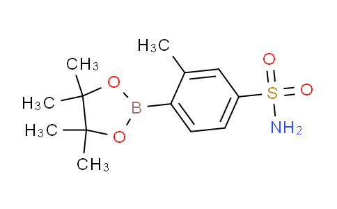 CAS No. 1261295-07-1, 3-Methyl-4-(4,4,5,5-tetramethyl-1,3,2-dioxaborolan-2-yl)benzenesulfonamide