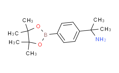 CAS No. 1263077-30-0, 2-(4-(4,4,5,5-Tetramethyl-1,3,2-dioxaborolan-2-yl)phenyl)propan-2-amine