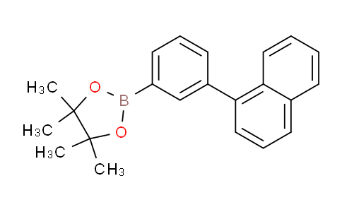 CAS No. 1263272-83-8, 4,4,5,5-Tetramethyl-2-(3-(naphthalen-1-yl)phenyl)-1,3,2-dioxaborolane