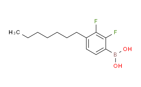 CAS No. 126334-37-0, (2,3-Difluoro-4-heptylphenyl)boronic acid