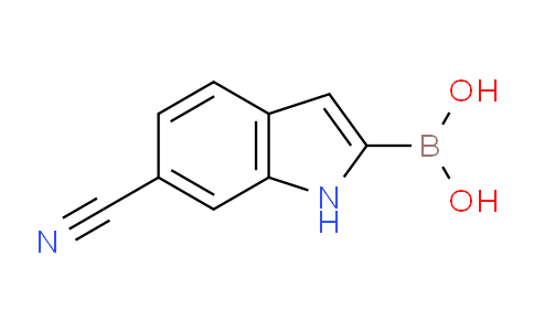 CAS No. 1286777-08-9, 6-Cyano-1H-indole-2-boronic acid