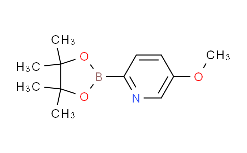 CAS No. 1309601-77-1, 5-Methoxy-2-(4,4,5,5-tetramethyl-1,3,2-dioxaborolan-2-yl)pyridine