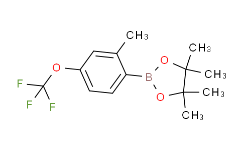 CAS No. 1309980-29-7, 4,4,5,5-Tetramethyl-2-(2-methyl-4-(trifluoromethoxy)phenyl)-1,3,2-dioxaborolane