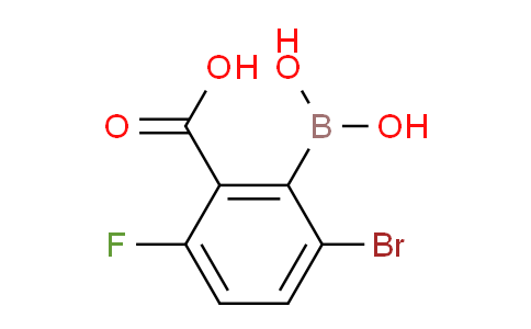CAS No. 1309980-89-9, 2-Borono-3-bromo-6-fluorobenzoic acid