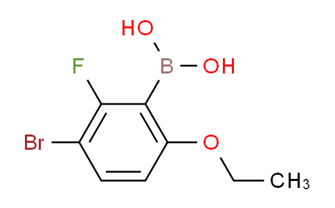 CAS No. 1309980-98-0, (3-Bromo-6-ethoxy-2-fluorophenyl)boronic acid