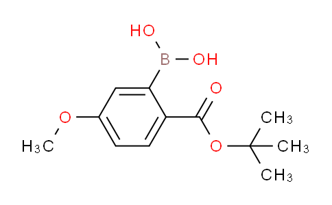 CAS No. 1309981-67-6, (2-(tert-Butoxycarbonyl)-5-methoxyphenyl)boronic acid