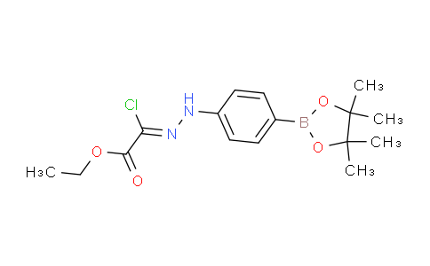 CAS No. 1310384-14-5, Ethyl 2-Chloro-2-(2-(4-(4,4,5,5-tetramethyl-1,3,2-dioxaborolan-2-yl)phenyl)hydrazono)acetate