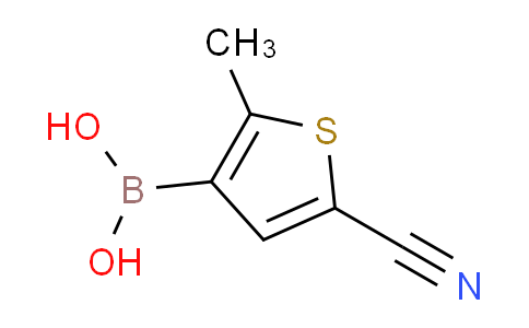CAS No. 1310384-25-8, (5-Cyano-2-methylthiophen-3-yl)boronic acid