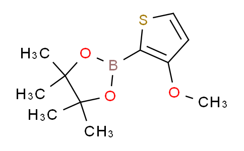 CAS No. 1310384-98-5, 2-(3-Methoxythiophen-2-yl)-4,4,5,5-tetramethyl-1,3,2-dioxaborolane