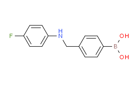 CAS No. 1310403-77-0, (4-(((4-Fluorophenyl)amino)methyl)phenyl)boronic acid
