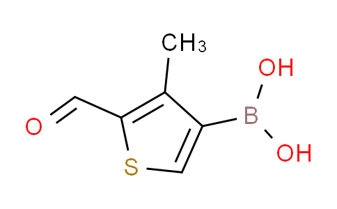 CAS No. 1310403-93-0, (5-Formyl-4-methylthiophen-3-yl)boronic acid