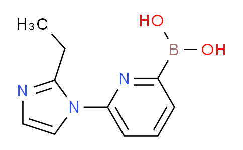 CAS No. 1310404-09-1, (6-(2-Ethyl-1H-imidazol-1-yl)pyridin-2-yl)boronic acid