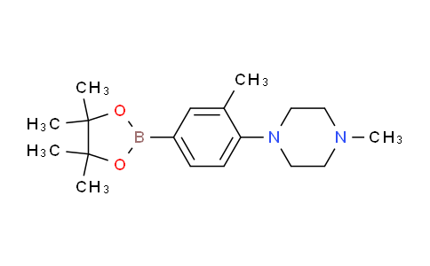 CAS No. 1310704-51-8, 1-Methyl-4-(2-methyl-4-(4,4,5,5-tetramethyl-1,3,2-dioxaborolan-2-yl)phenyl)piperazine