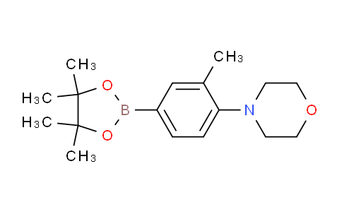 CAS No. 1310707-19-7, 4-(2-Methyl-4-(4,4,5,5-tetramethyl-1,3,2-dioxaborolan-2-yl)phenyl)morpholine