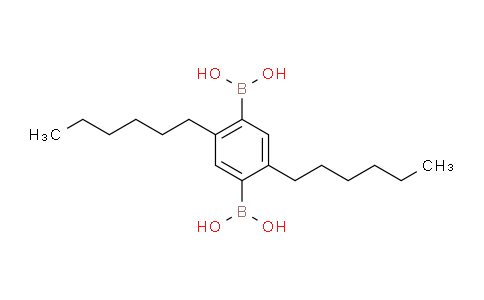 CAS No. 131117-66-3, (2,5-Dihexyl-1,4-phenylene)diboronic acid