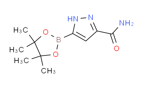 CAS No. 1312442-71-9, 5-(4,4,5,5-Tetramethyl-1,3,2-dioxaborolan-2-yl)-1H-pyrazole-3-carboxamide