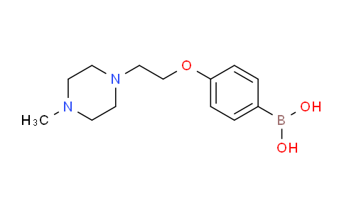 CAS No. 1312921-38-2, (4-(2-(4-methylpiperazin-1-yl)ethoxy)phenyl)boronic acid