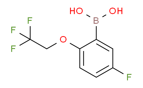 CAS No. 1313760-94-9, (5-Fluoro-2-(2,2,2-trifluoroethoxy)phenyl)boronic acid