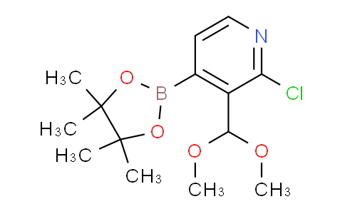 CAS No. 1315341-84-4, 2-Chloro-3-(dimethoxymethyl)-4-(4,4,5,5-tetramethyl-1,3,2-dioxaborolan-2-yl)pyridine
