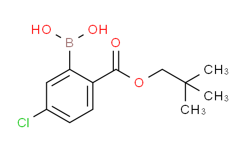 CAS No. 1315476-05-1, (5-Chloro-2-((neopentyloxy)carbonyl)phenyl)boronic acid